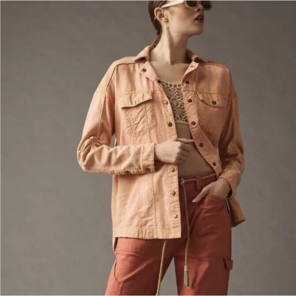 Anthropologie Pilcro Utility Shacket Small